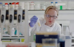 Image of bio ccientist at work